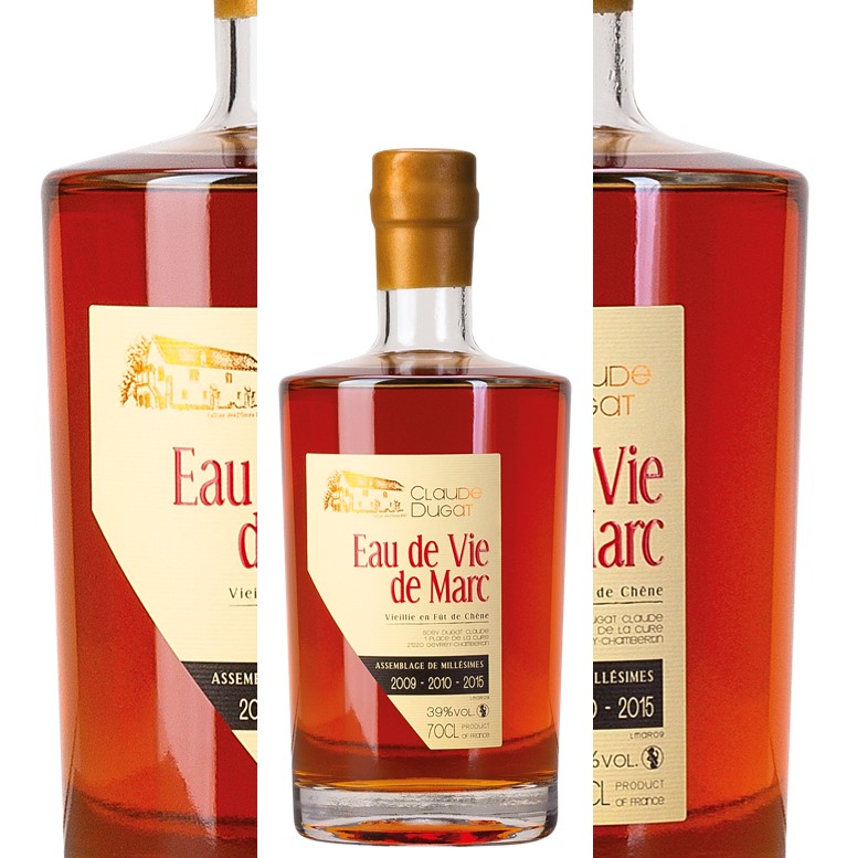 Eau de Vie de Marc de Bourgogne Claude Dugat Bouteille Prestige 70cl
