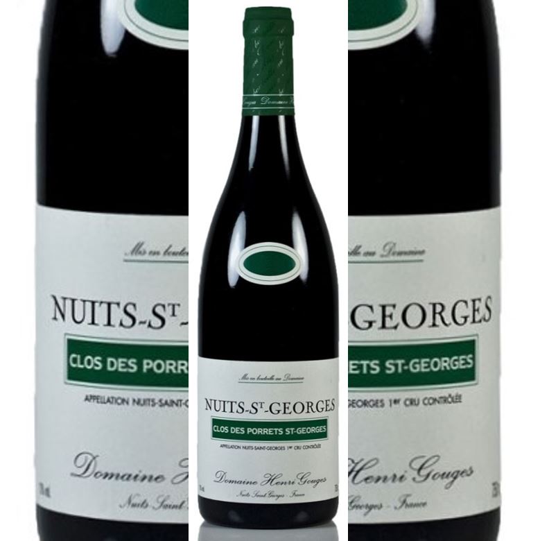 NSG Clos des Porrets St Georges 1er Cru 2016 Gouges btl.