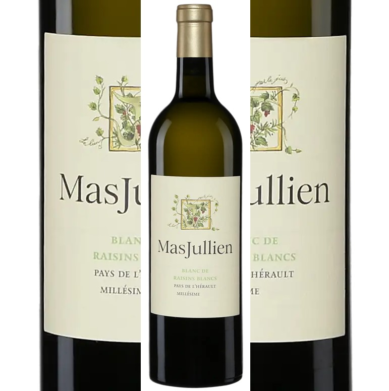Mas Jullien 2024 Pays d'Hérault Blanc de raisins blancs  blt.