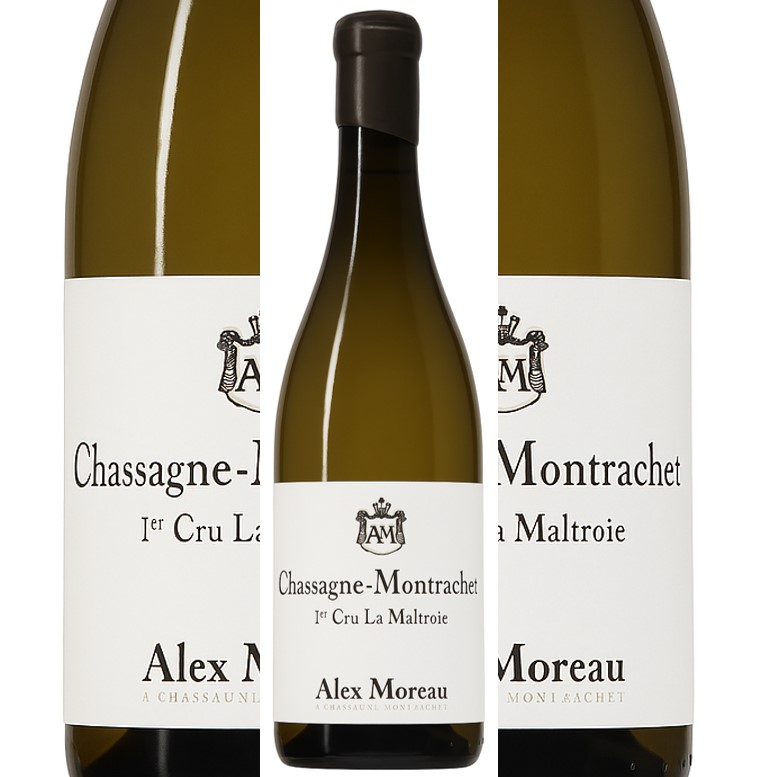 Chassagne Montrachet 1er Cru La Maltroie 2023 Moreau Alex btl.