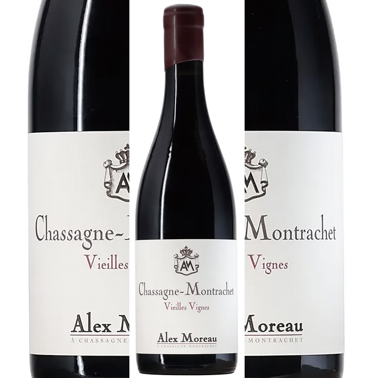 Chassagne Montrachet rouge VV 2022 Moreau Alex btl.