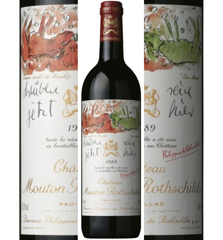 Mouton Rothschild 1989 Pauillac btl.