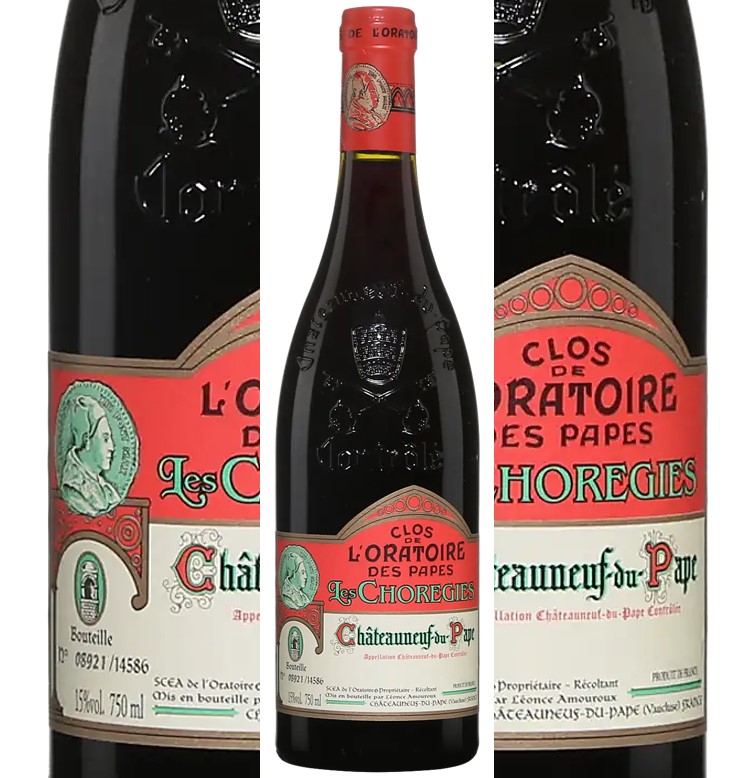Châteauneuf du Pape Rouge Les Chorégies 2007 Clos de l'Oratoire des Papes btl.