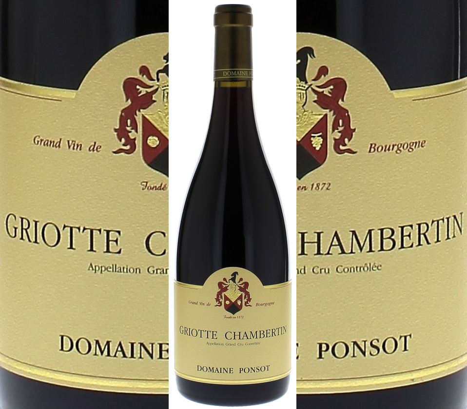 Griotte Chambertin- Grand Cru 1995 Ponsot btl.