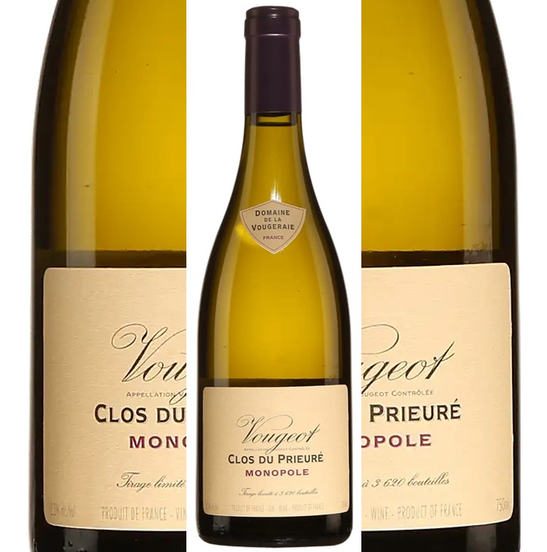 Vougeot Blanc Clos du Prieure 2023 Domaine de la Vougeraie btl.
